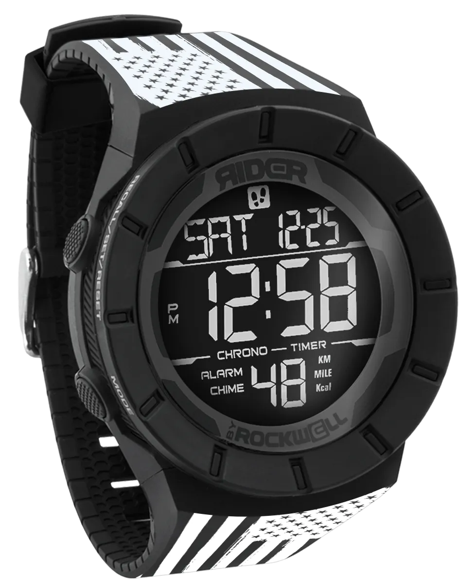 Coliseum Fit™ Assault - White Edition (Phantom Black) Watch