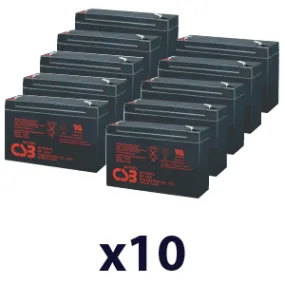 COMPAQ PRR2200i UPS Batteries - GP6120F2 (x10) GP6120F2X10-COMPAQ-PRR2200I