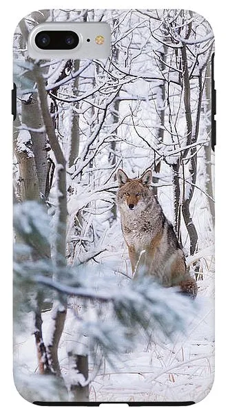 Coyote In The Aspens - Phone Case