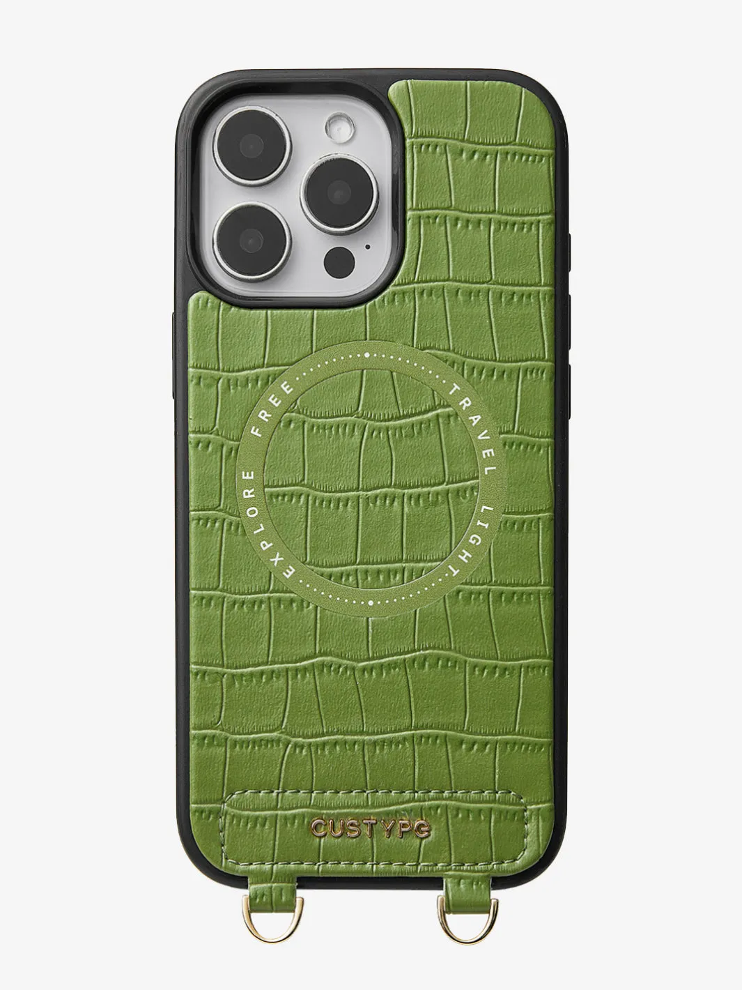 Crocodile Design Set- Wireless Charging Phone Case