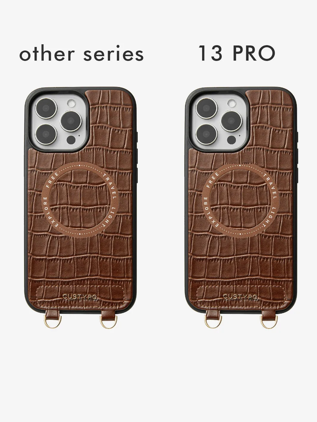 Crocodile Design Set- Wireless Charging Phone Case