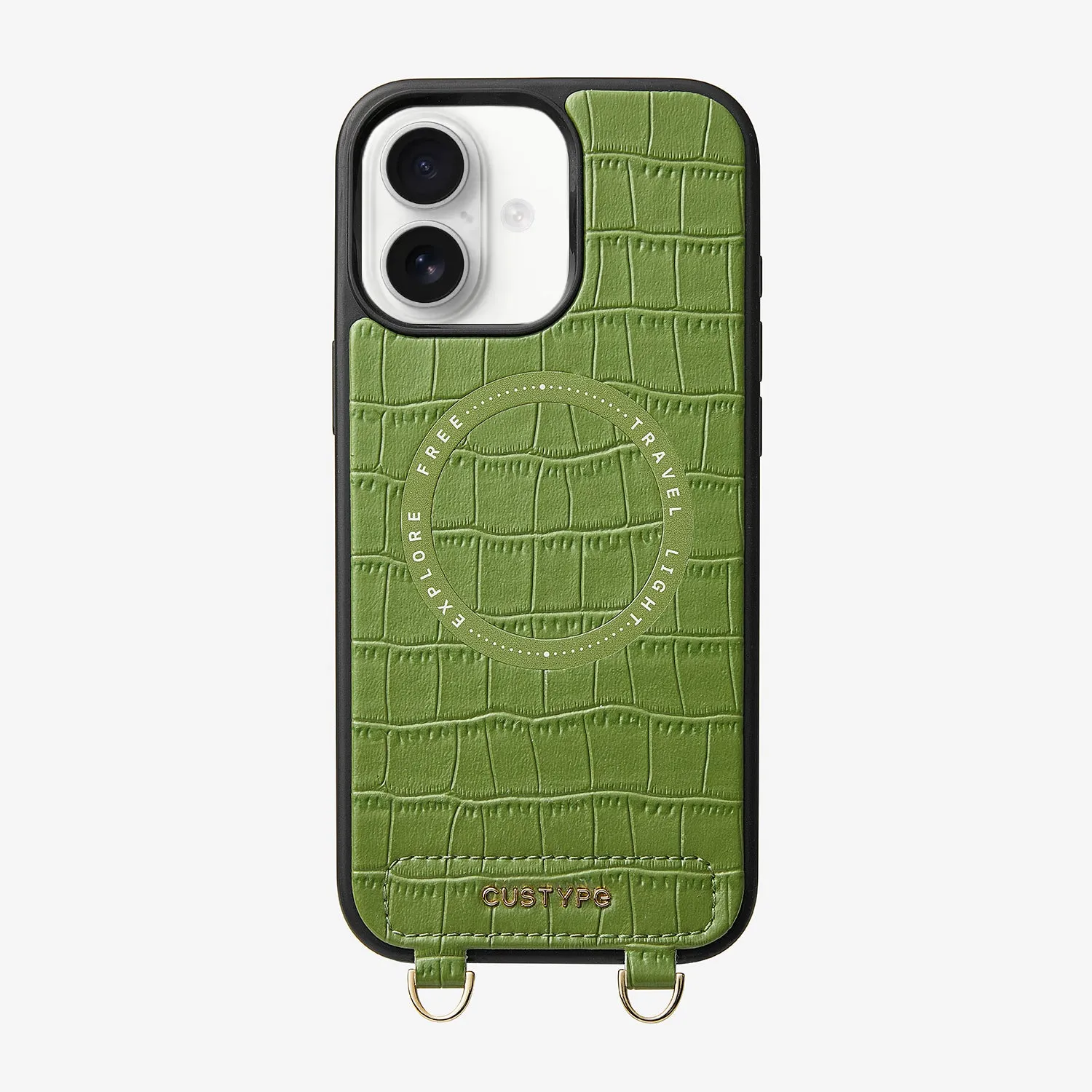 Crocodile Design Set- Wireless Charging Phone Case