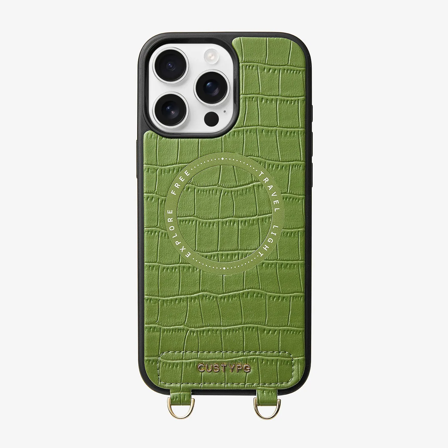 Crocodile Design Set- Wireless Charging Phone Case