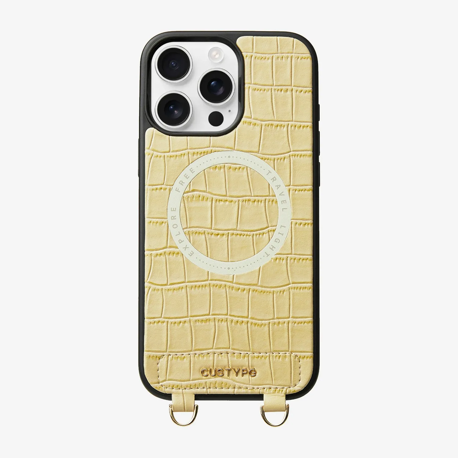 Crocodile Design Set- Wireless Charging Phone Case