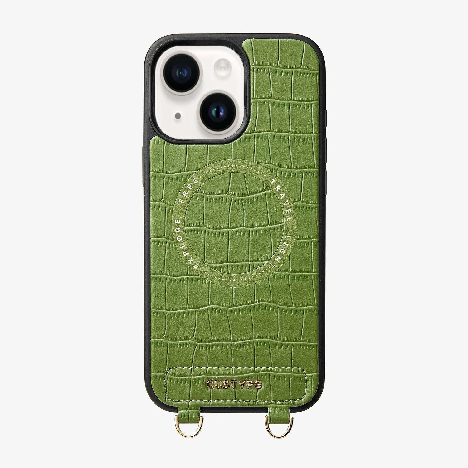 Crocodile Design Set- Wireless Charging Phone Case