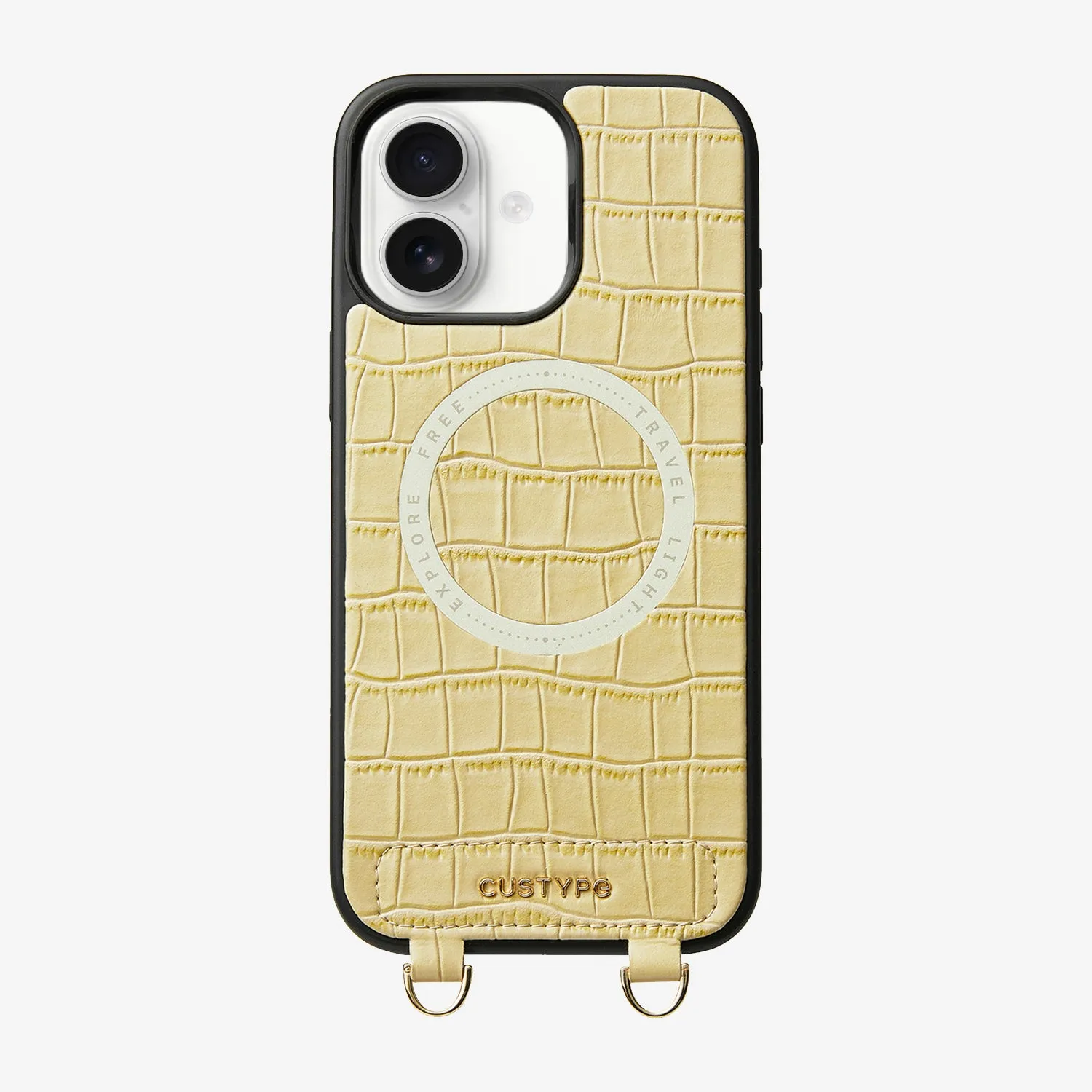 Crocodile Design Set- Wireless Charging Phone Case