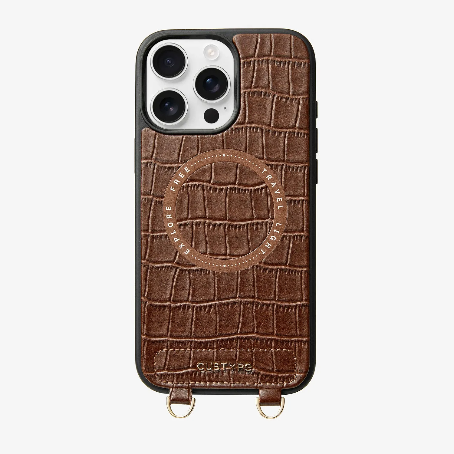 Crocodile Design Set- Wireless Charging Phone Case