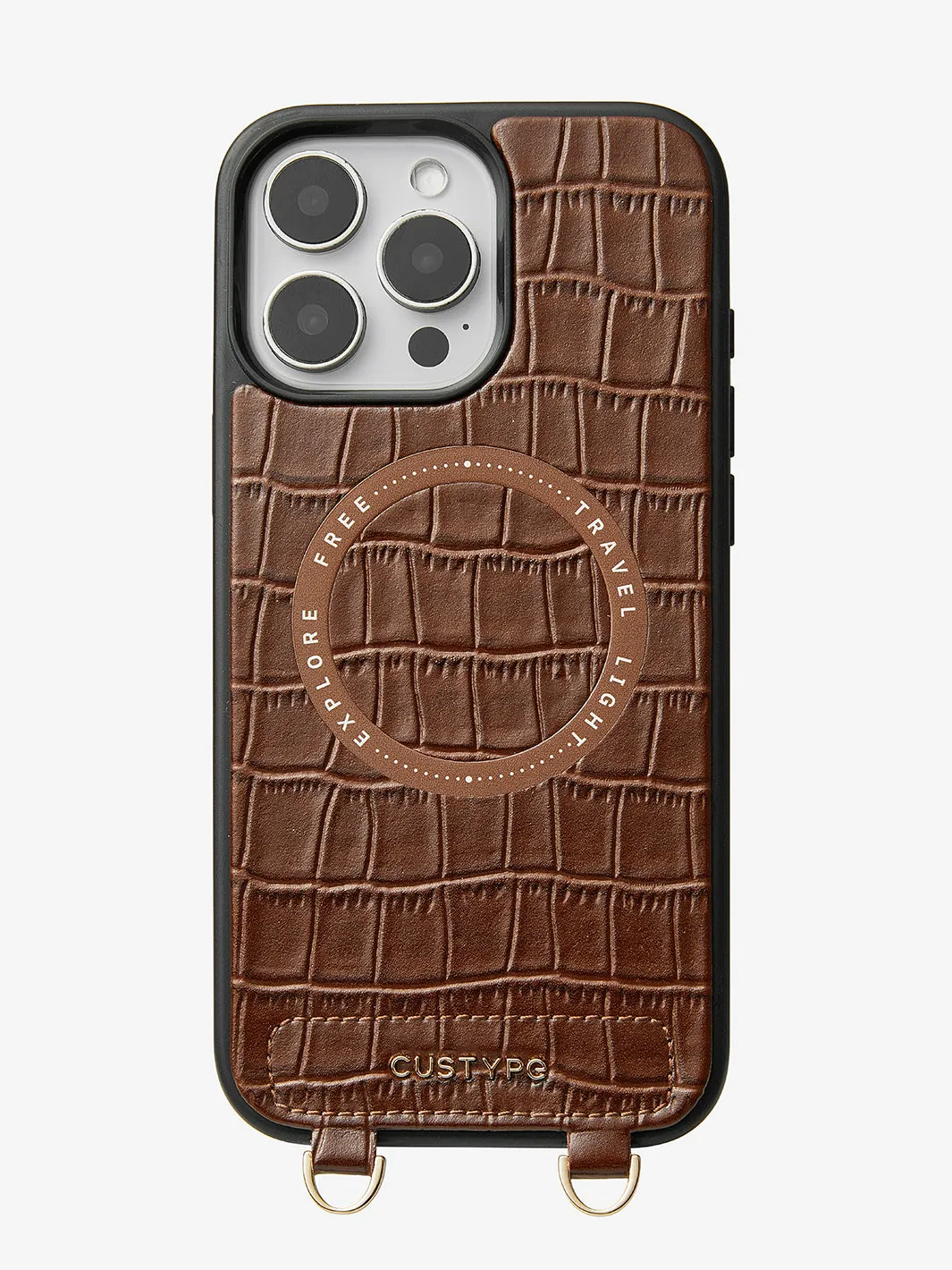 Crocodile Design Set- Wireless Charging Phone Case