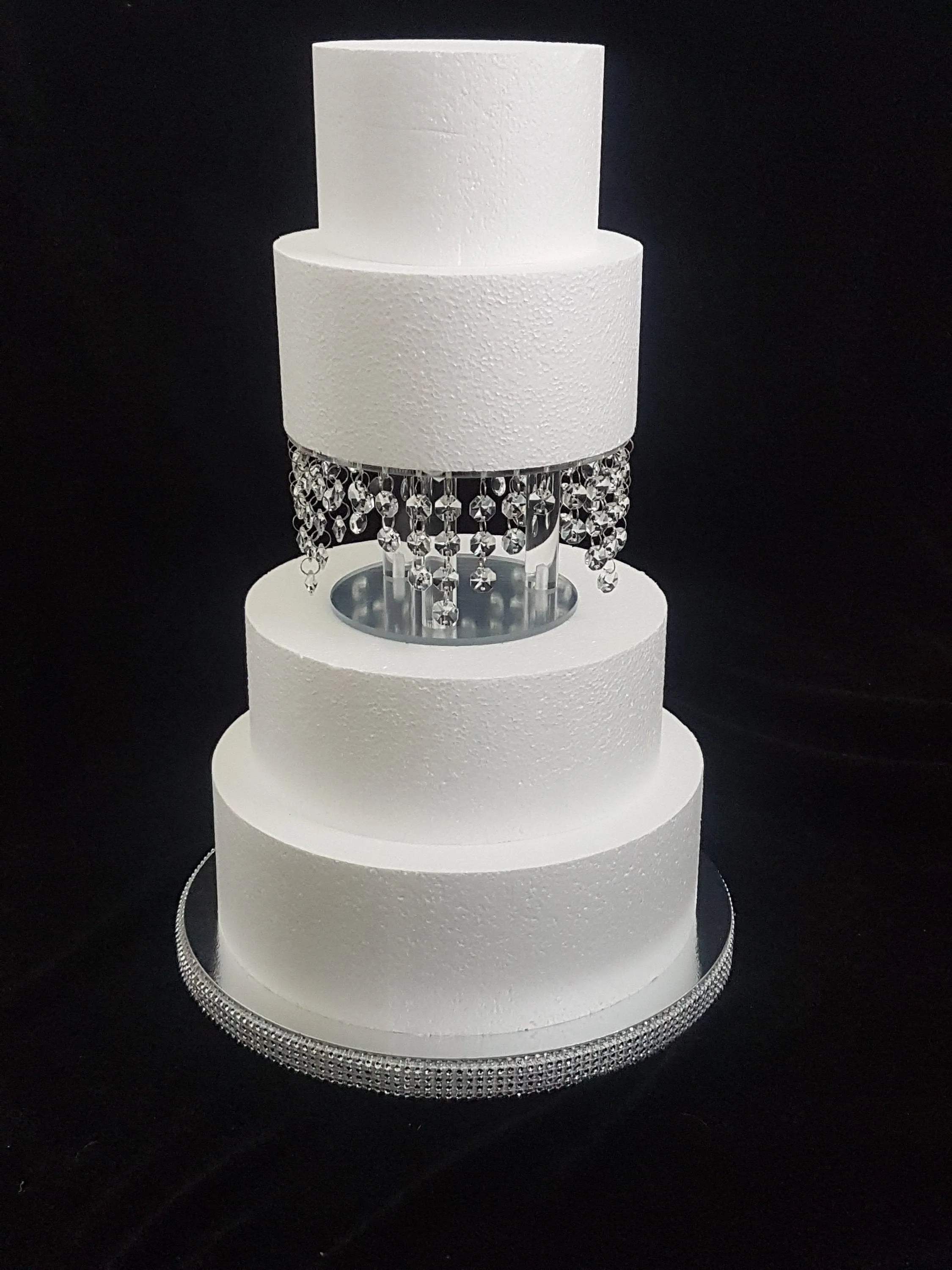 Crystal cake separator glass crystal