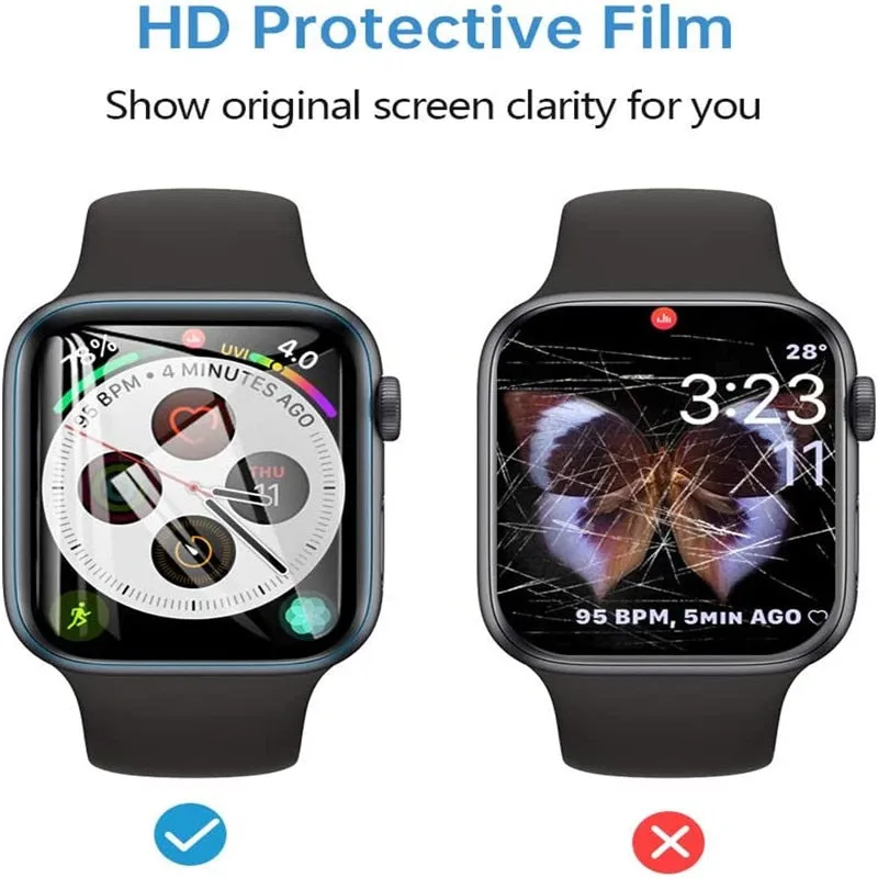 Crystal Clear Smart Watch Screen Protector Film