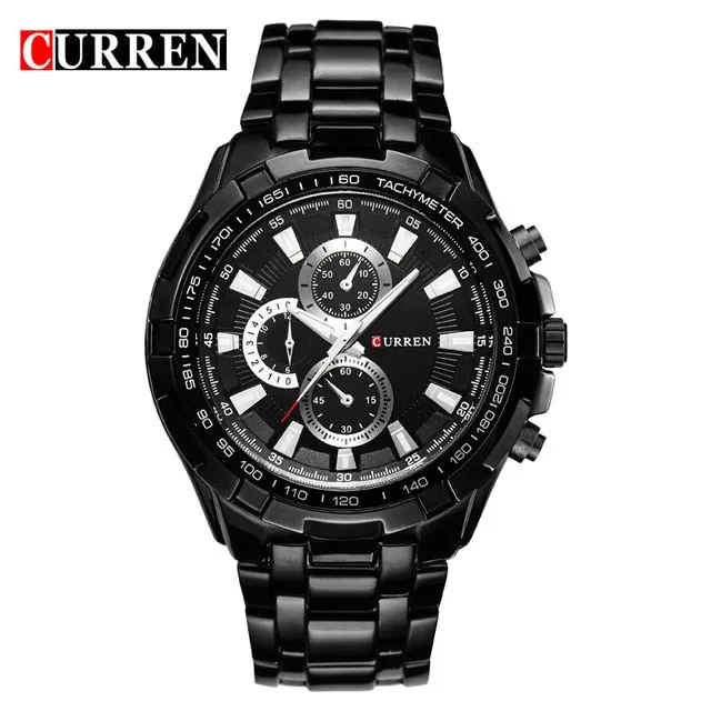 CURREN Branded waterproof men's watch