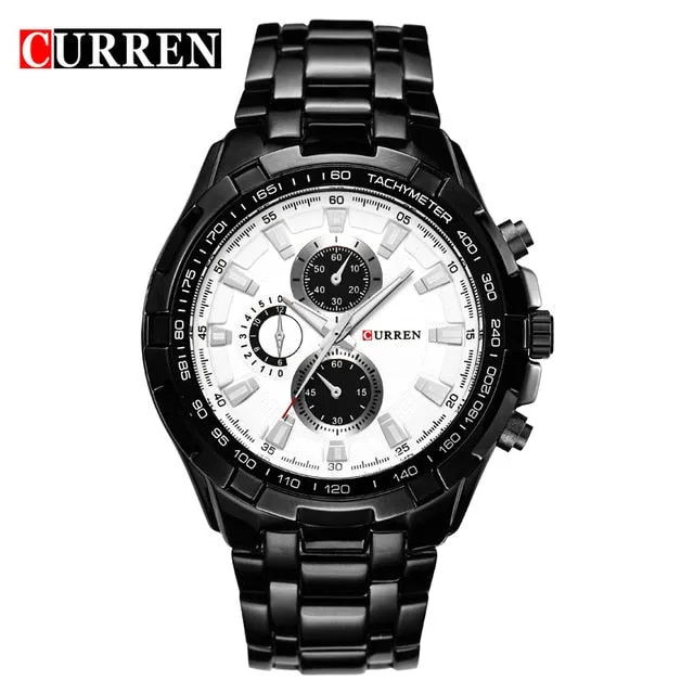 CURREN Branded waterproof men's watch