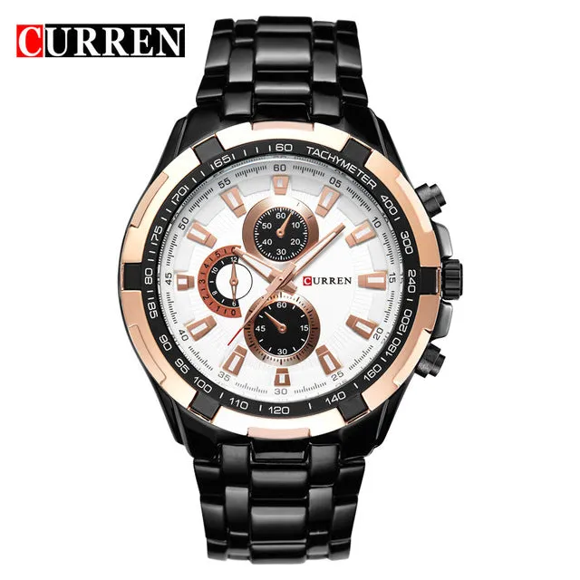 CURREN Branded waterproof men's watch