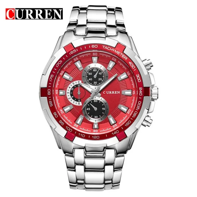 CURREN Branded waterproof men's watch