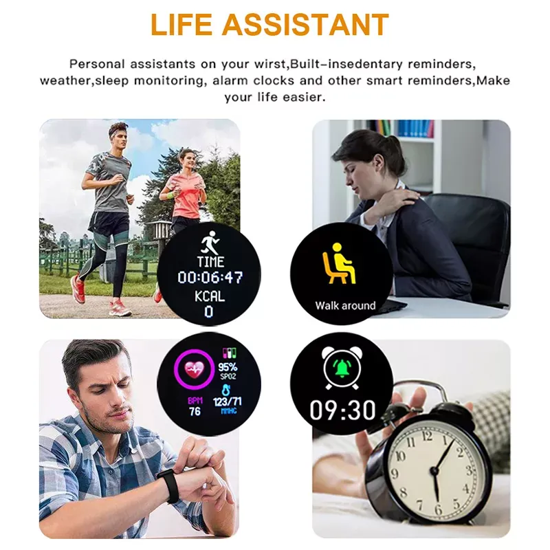 D20 PRO SMART WATCH Y68, BLUETOOTH FITNESS TRACKER, SPORTS WATCH, HEART RATE  BLOOD PRESSURE MONITOR SMART BRACELET FOR ANDROID AND iOS