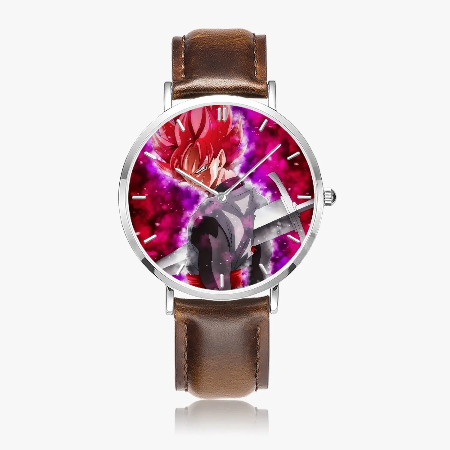 DBZ-Store Awesome Super Black Goku Rose Impaled Trunks Sword Watch