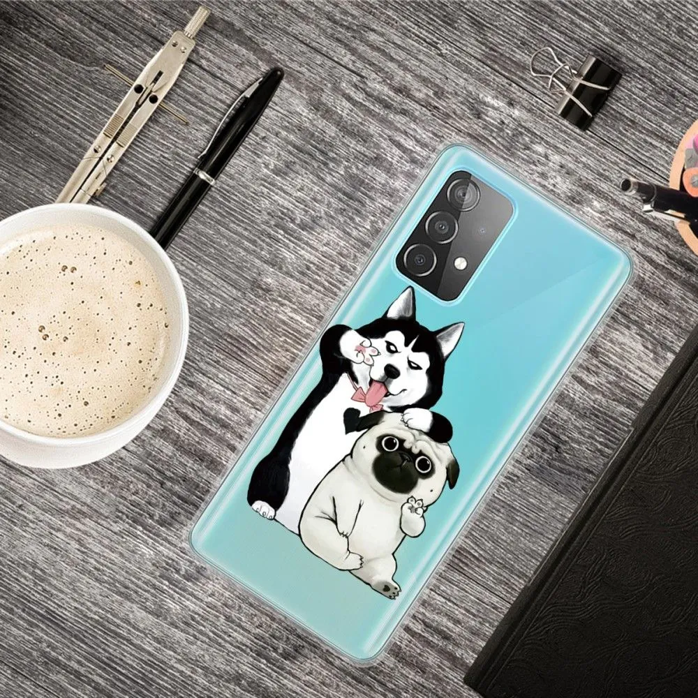 Deco Samsung Galaxy A73 case - Two Dogs