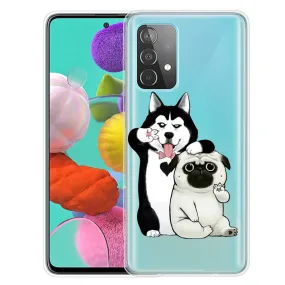 Deco Samsung Galaxy A73 case - Two Dogs