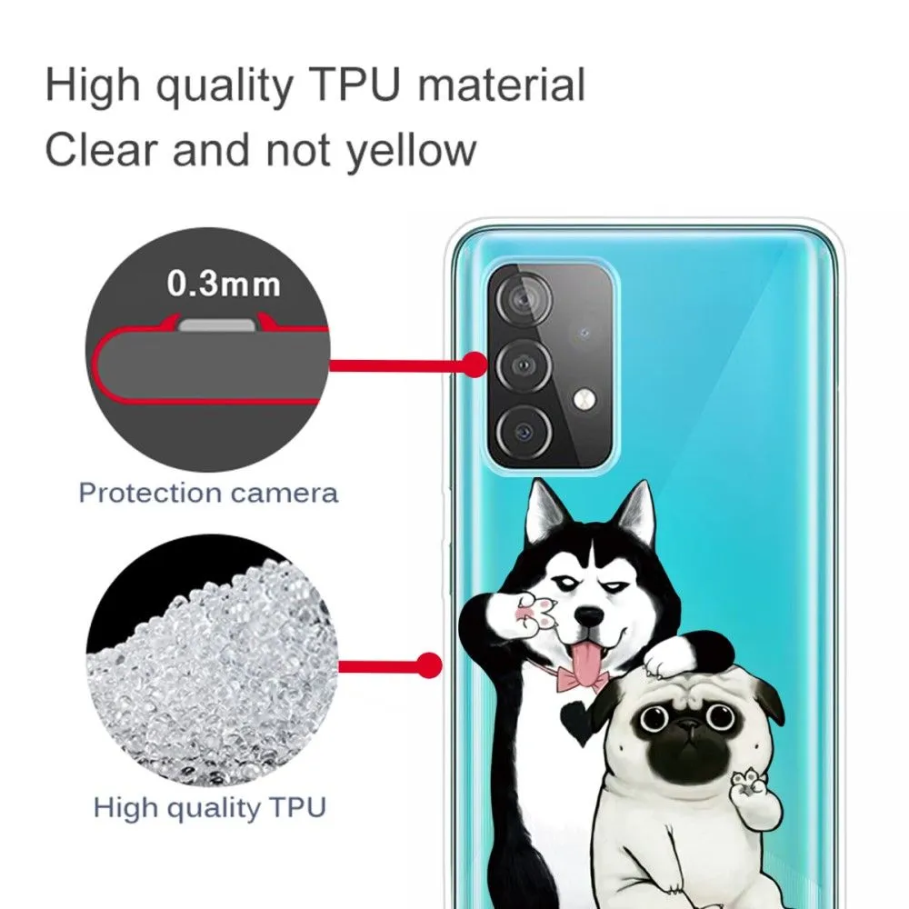 Deco Samsung Galaxy A73 case - Two Dogs