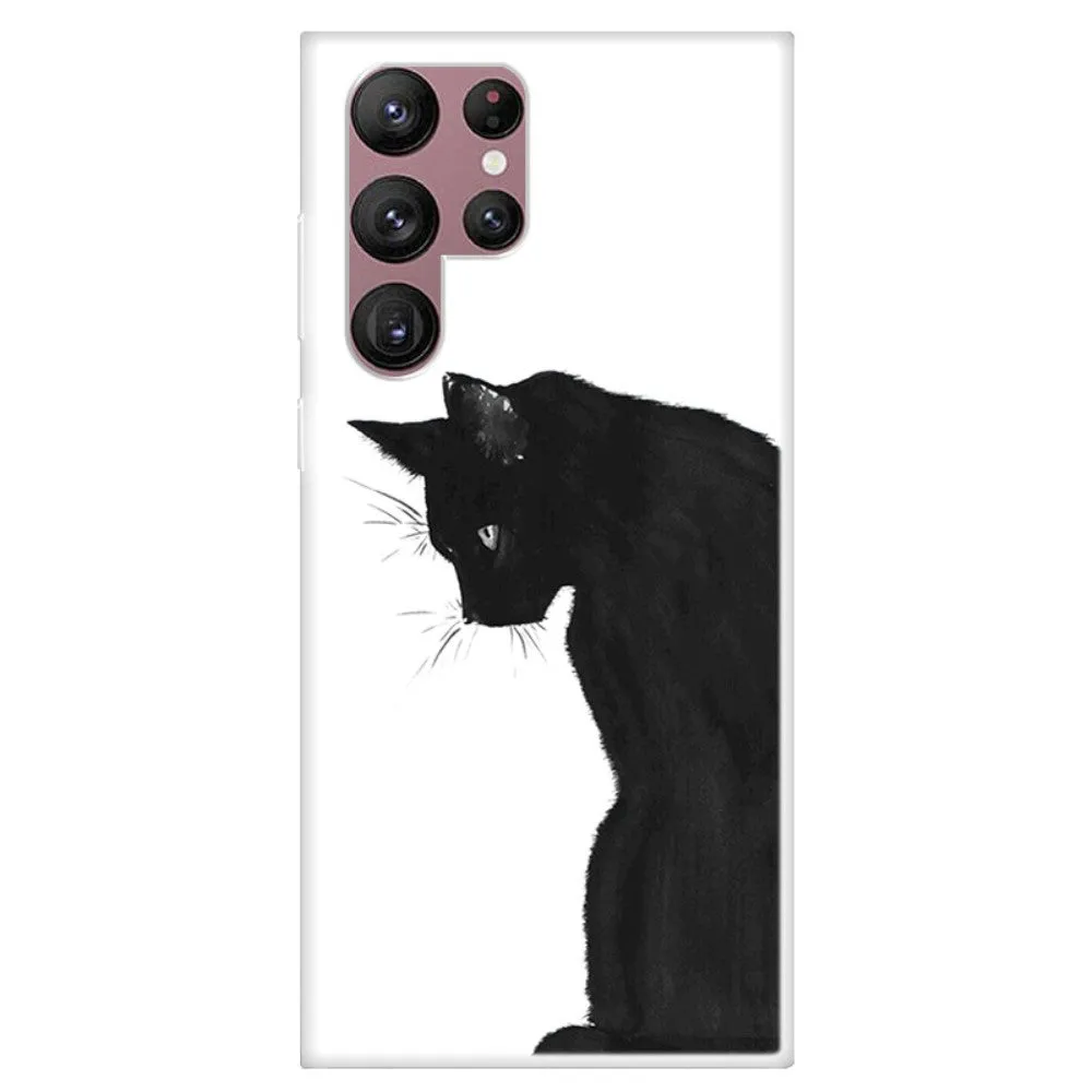 Deco Samsung Galaxy S22 Ultra case - Cat