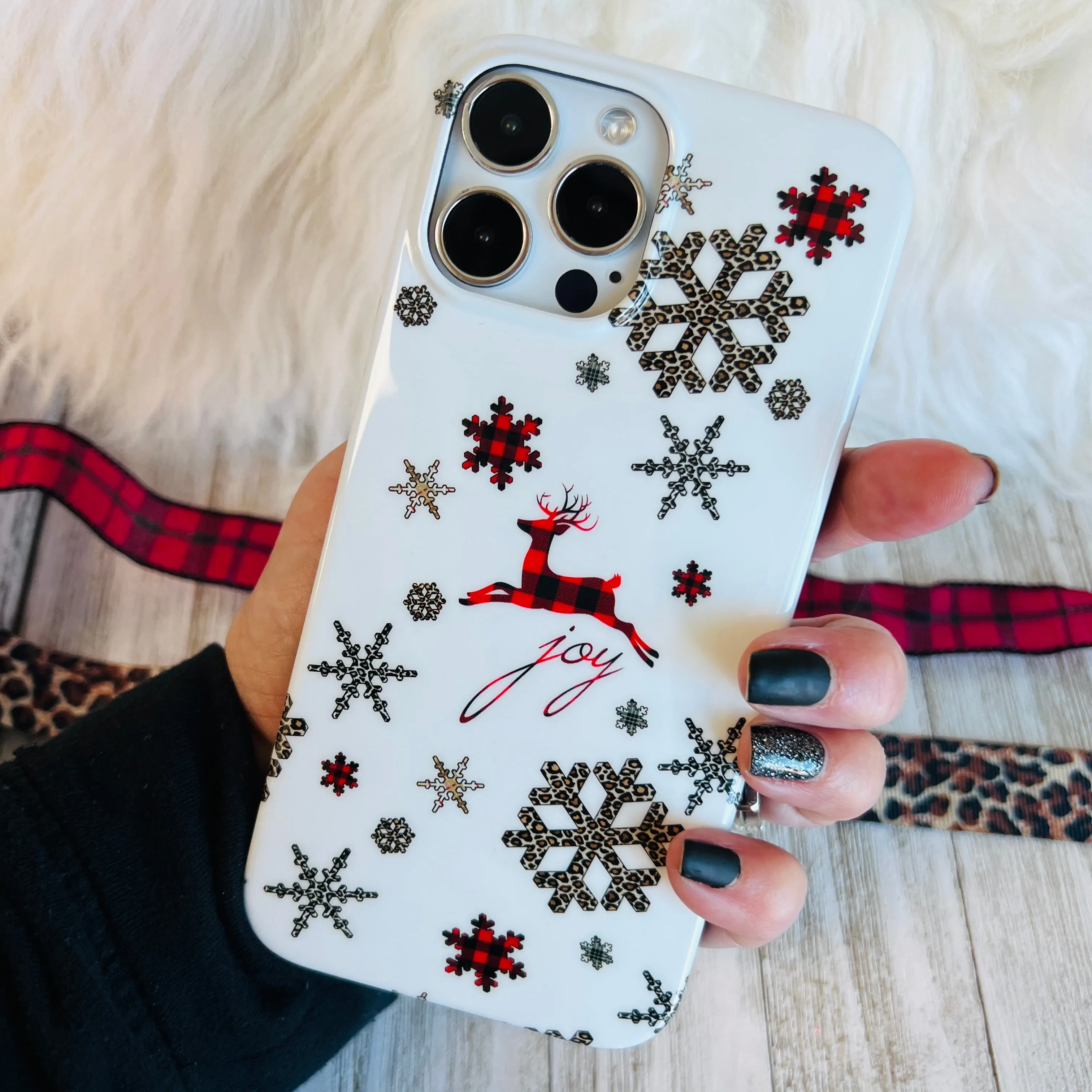 Deer Joy White Phone Case For iPhone