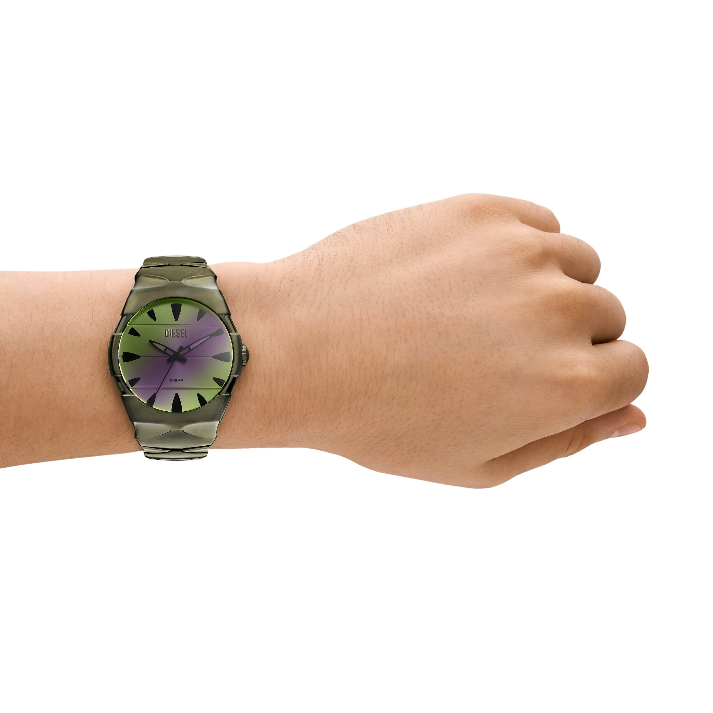 Diesel D-Sruptor Green Analogue Watch DZ2215