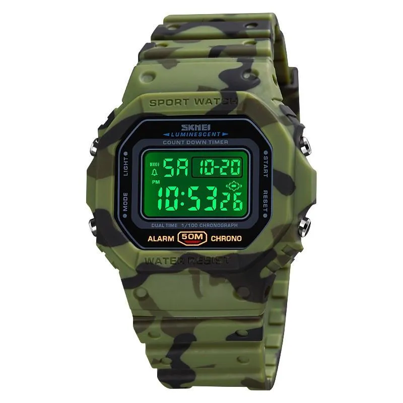 Digital Electronic Watch Shockproof Plastic