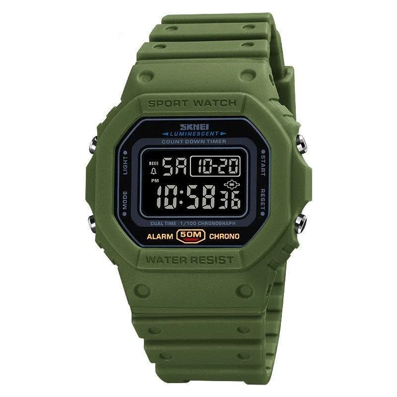 Digital Electronic Watch Shockproof Plastic