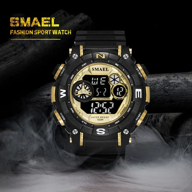 Digital Wristwatches Sports Waterproof Watch