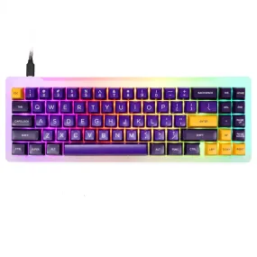 DOPOKEY Mechanical Keyboard kit 71 key PCB CASE hot swappable switch support lighting effects with RGB switch led type c