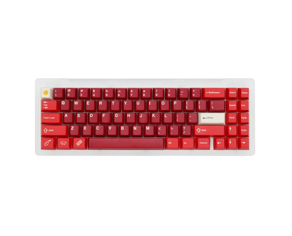 DOPOKEY Mechanical Keyboard kit 71 key PCB CASE hot swappable switch support lighting effects with RGB switch led type c