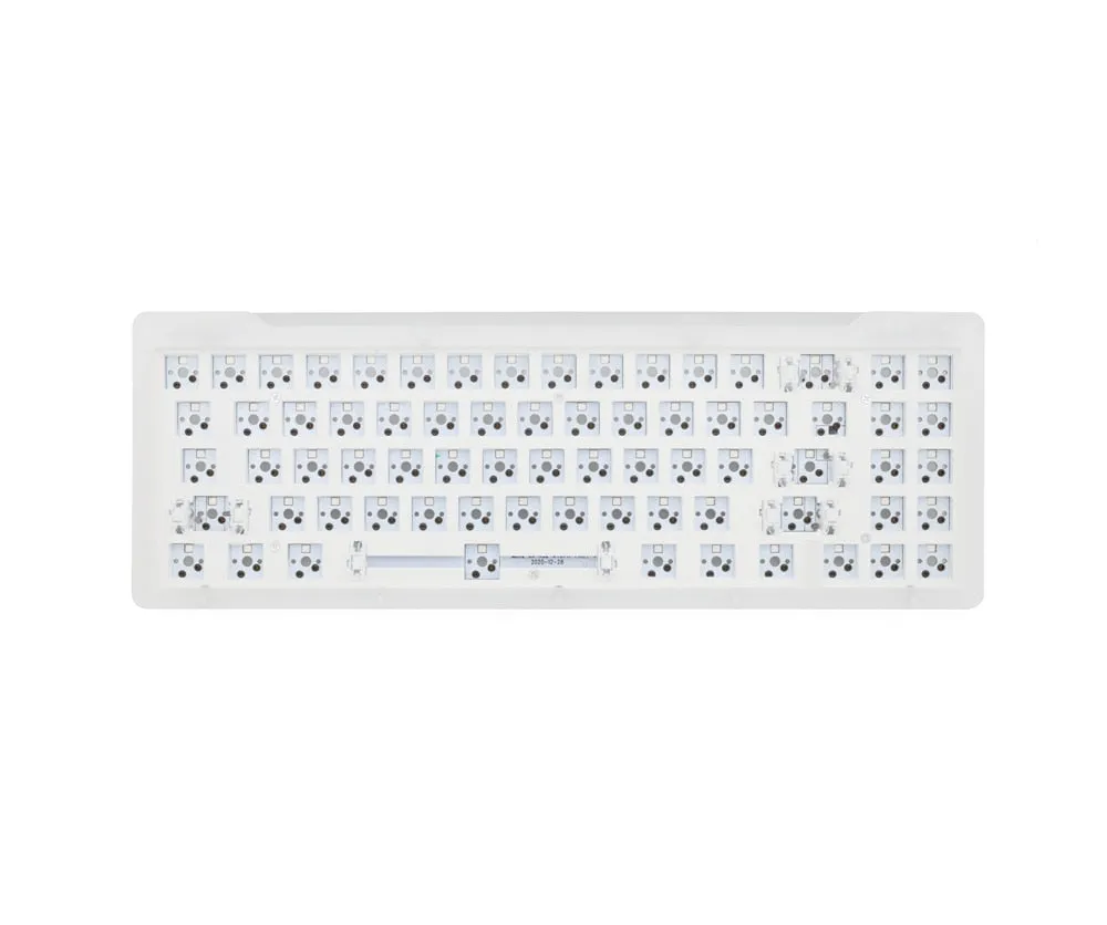 DOPOKEY Mechanical Keyboard kit 71 key PCB CASE hot swappable switch support lighting effects with RGB switch led type c