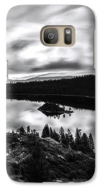 Emerald Bay Rays Black And White By Brad Scott - Phone Case