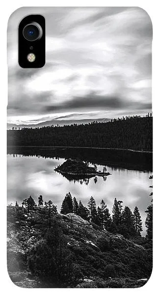 Emerald Bay Rays Black And White By Brad Scott - Phone Case