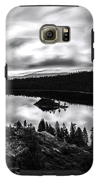 Emerald Bay Rays Black And White By Brad Scott - Phone Case