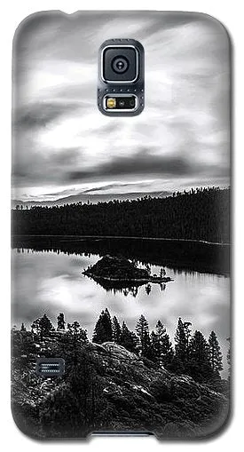 Emerald Bay Rays Black And White By Brad Scott - Phone Case