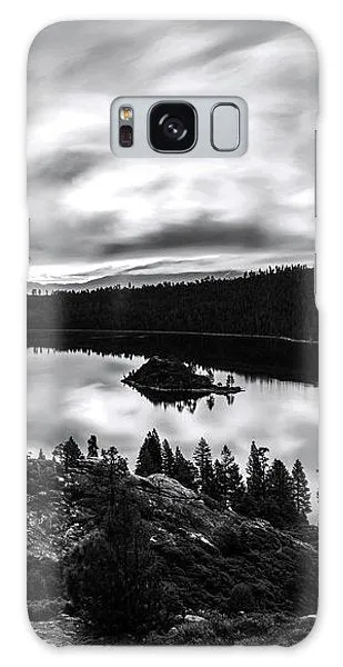 Emerald Bay Rays Black And White By Brad Scott - Phone Case