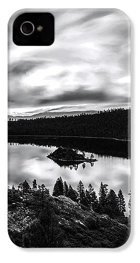 Emerald Bay Rays Black And White By Brad Scott - Phone Case