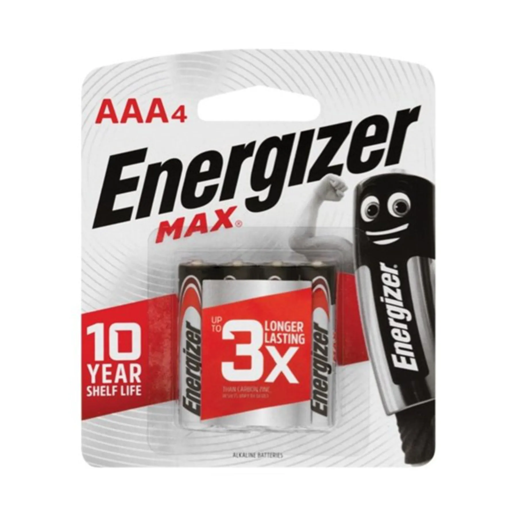 Energizer Max Batteries AAA 4 Pack