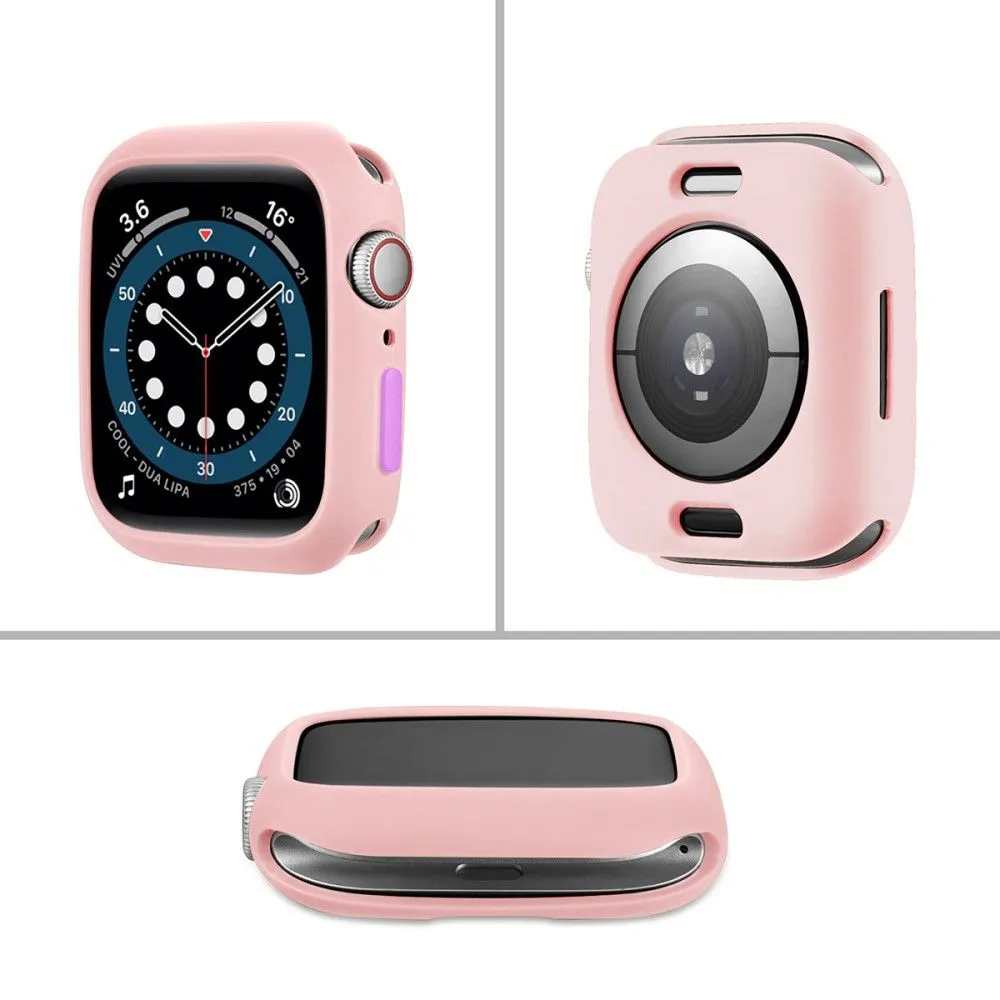 ENKAY Apple Watch (45mm) TPU cover   screen protector - Pink