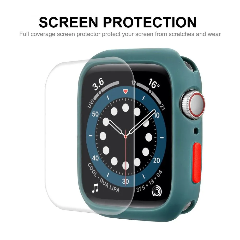 ENKAY Apple Watch (45mm) TPU cover   screen protector - Pink