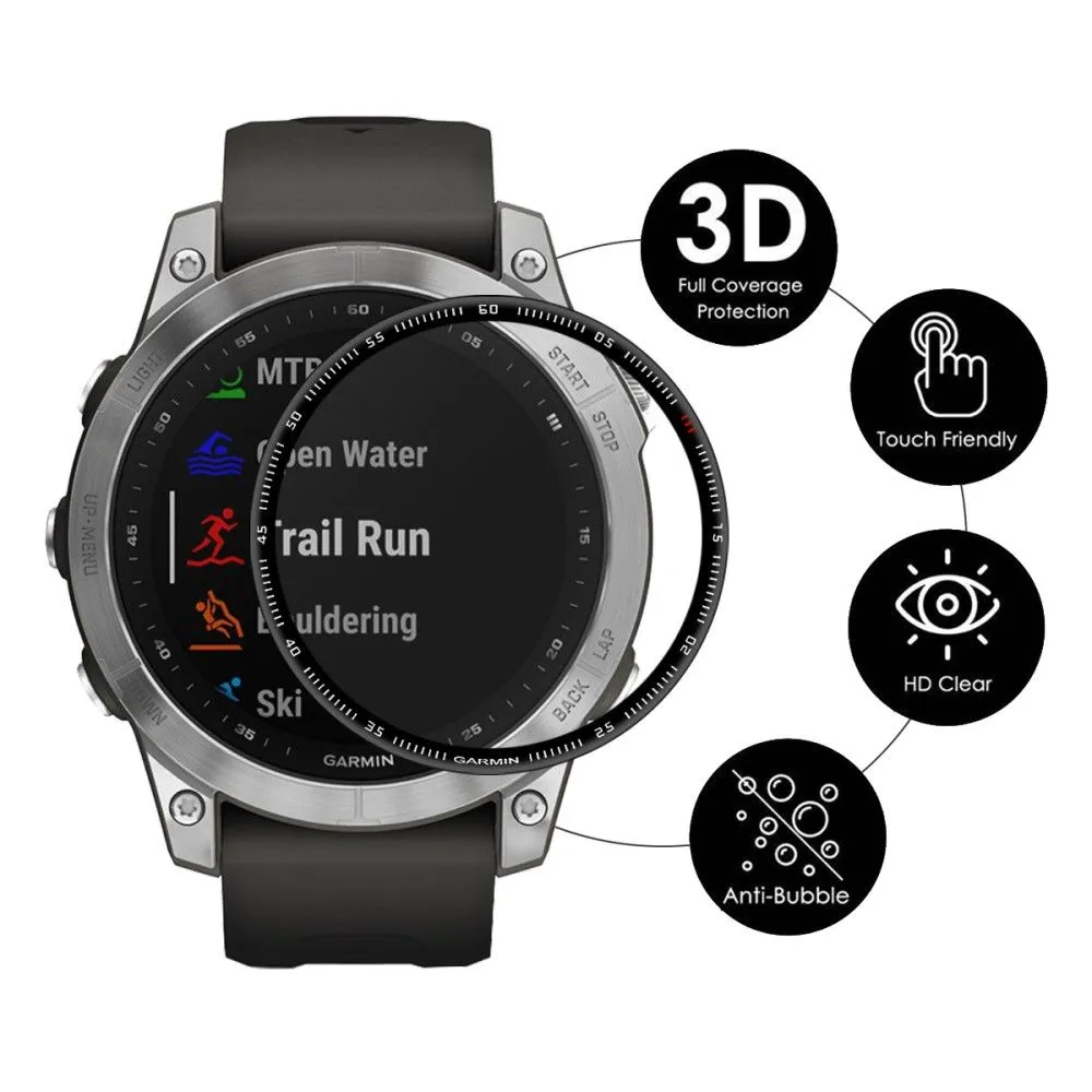 ENKAY Garmin Fenix 7S 3D curved edge PMMA screen protector