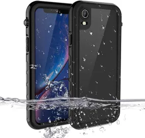 Entronix Waterproof Case for Apple iPhone XR Case, Full Body Shockproof with Built In Screen Protector, Heavy Duty Cover