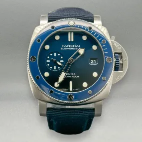 Estate Panerai Submersible Quarantaquattro Blu Profondo Men’s Automatic Watch Ref#PAM01289