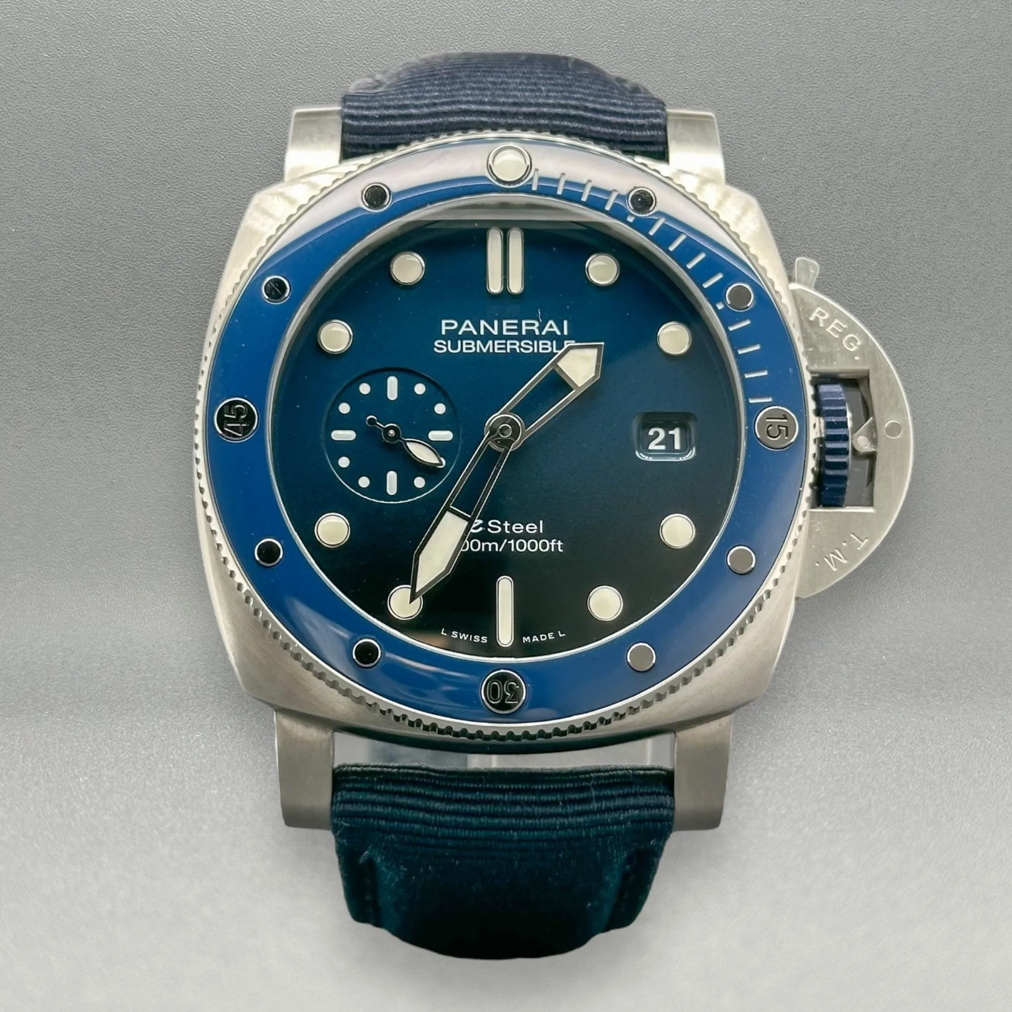 Estate Panerai Submersible Quarantaquattro Blu Profondo Men’s Automatic Watch Ref#PAM01289