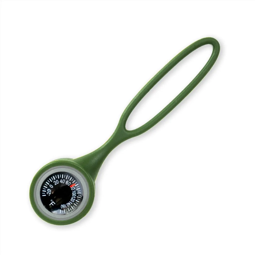 Expedition Watch Band Thermometer Kit Ti - OD Green - Fahrenheit