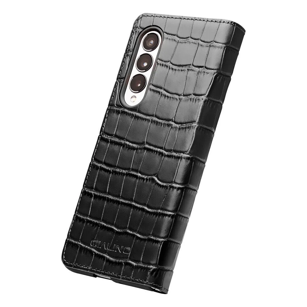 Fashion Light Luxury Business Leather Phone Case For Samsung Fold 6 5