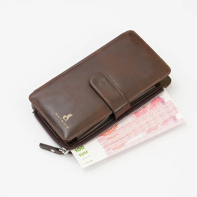 Fashion Men Wallet Long Mobile Phone