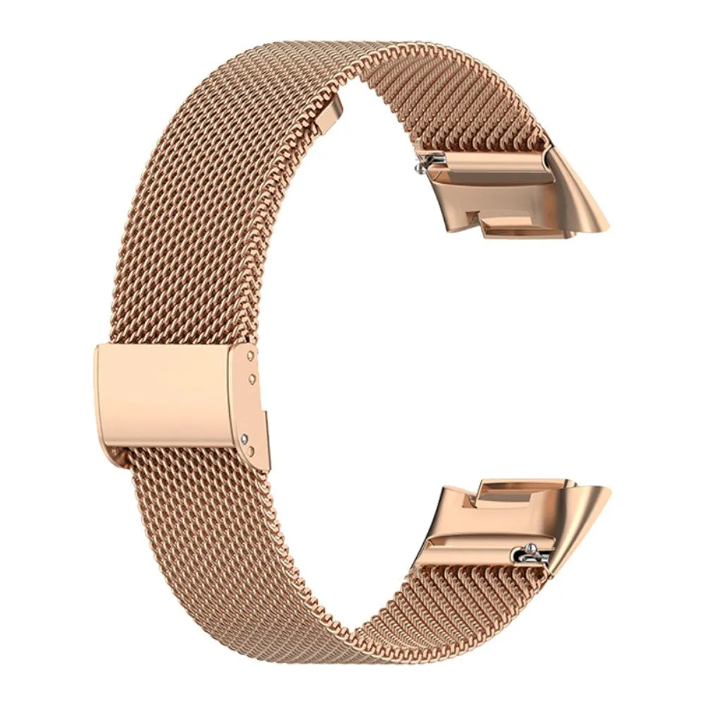 Fitbit Charge 5 luxurious style watch strap - Rose Gold