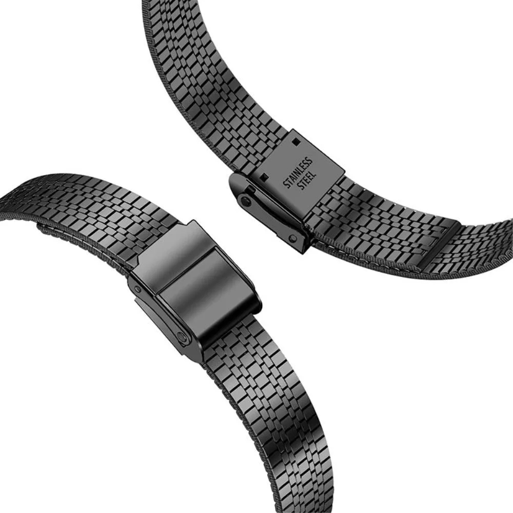 Fitbit Inspire 2 / Inspire 5 bead stainless steel watch strap - Black